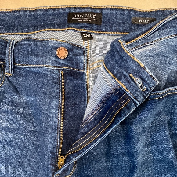 Judy Blue flare jeans, sz 16W - Picture 12 of 14